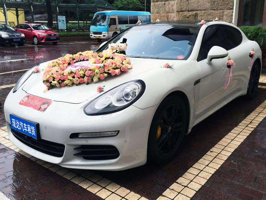 廣州婚慶出租保時捷帕拉梅拉婚禮跑車花車