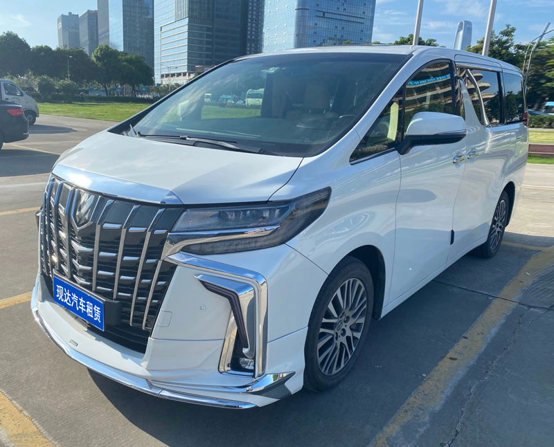 廣州出租豐田埃爾法高檔商務車接待年租月租包車（7座）