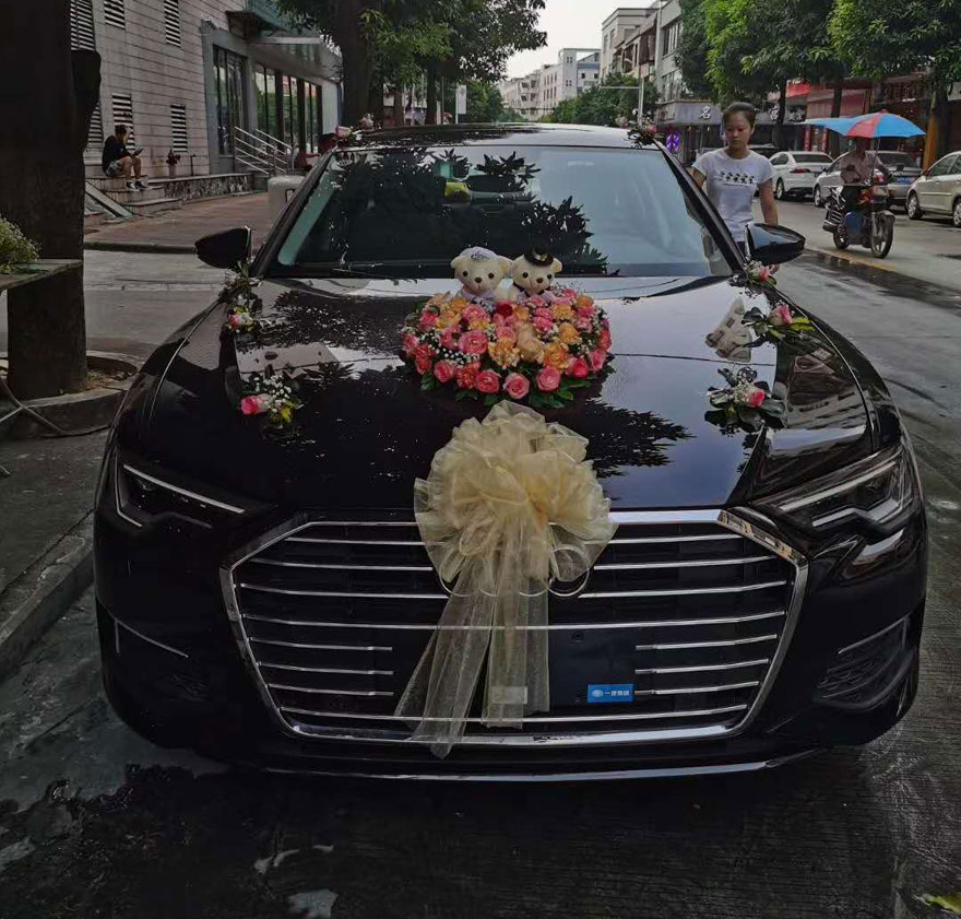 廣州結婚租奧迪A6L婚慶花車租賃出租_廣州租車包車用車 首選廣州現達租車公司