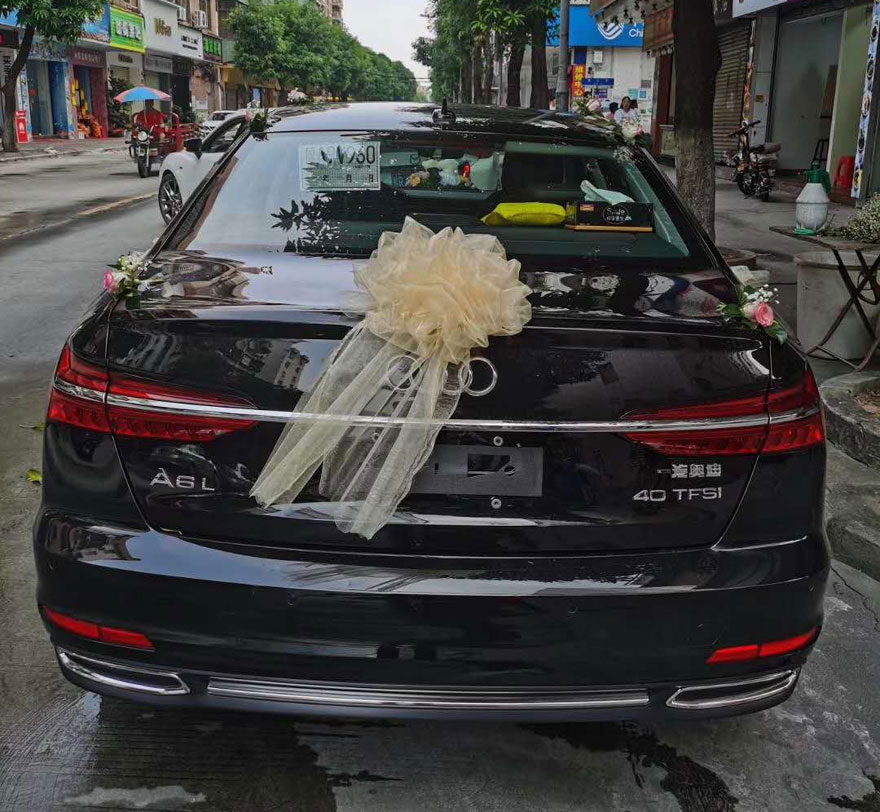 廣州結婚租奧迪A6L婚慶花車租賃出租_廣州租車包車用車 首選廣州現達租車公司