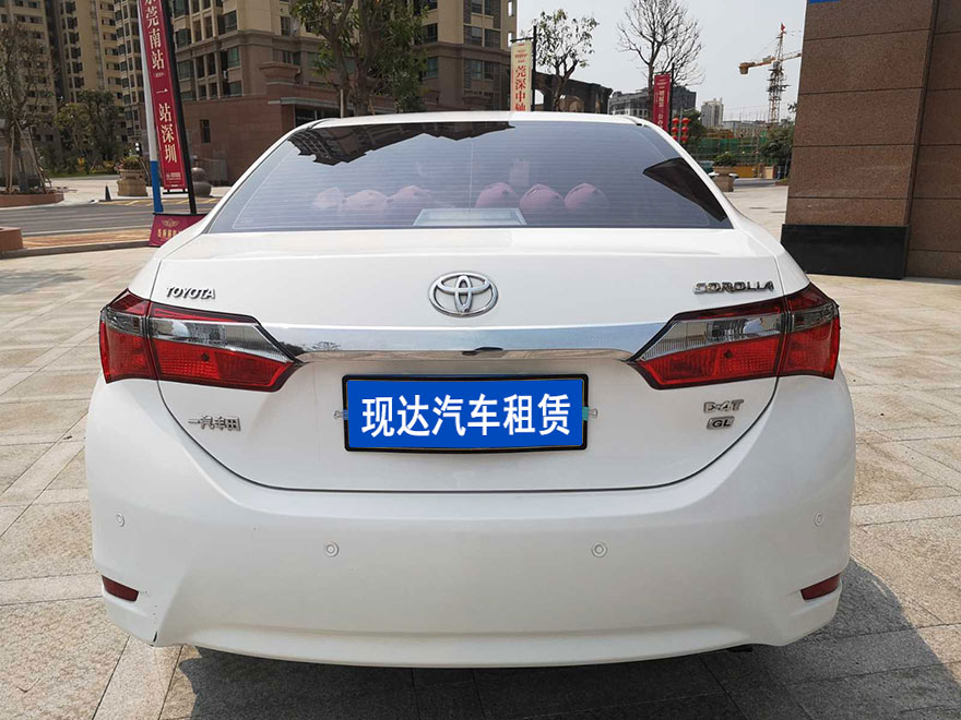 廣州出租經濟車型豐田卡羅拉轎車月租年租賃帶司機長期自駕租賃_廣州租車包車用車 首選廣州現達租車公司
