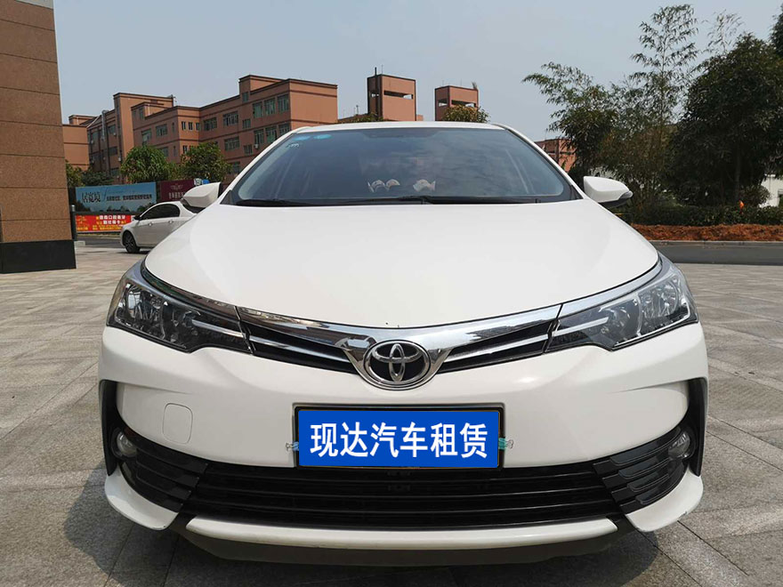 廣州出租經濟車型豐田卡羅拉轎車月租年租賃帶司機長期自駕租賃_廣州租車包車用車 首選廣州現達租車公司