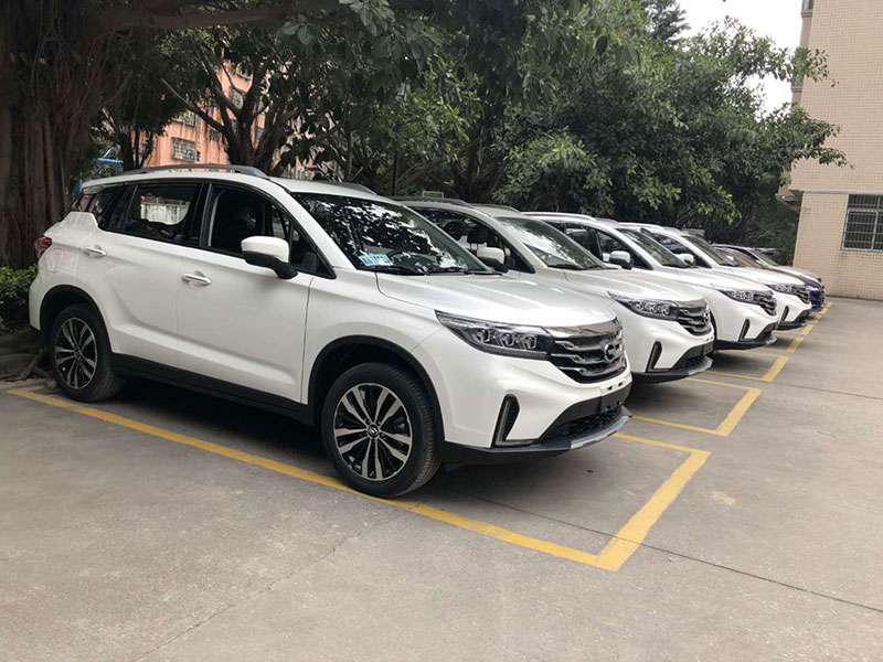 廣州企業單位長期年租新能源混合動力廣汽傳祺GS4越野車自駕出租(5座)_廣州租車包車用車 首選廣州現達汽車租賃公司