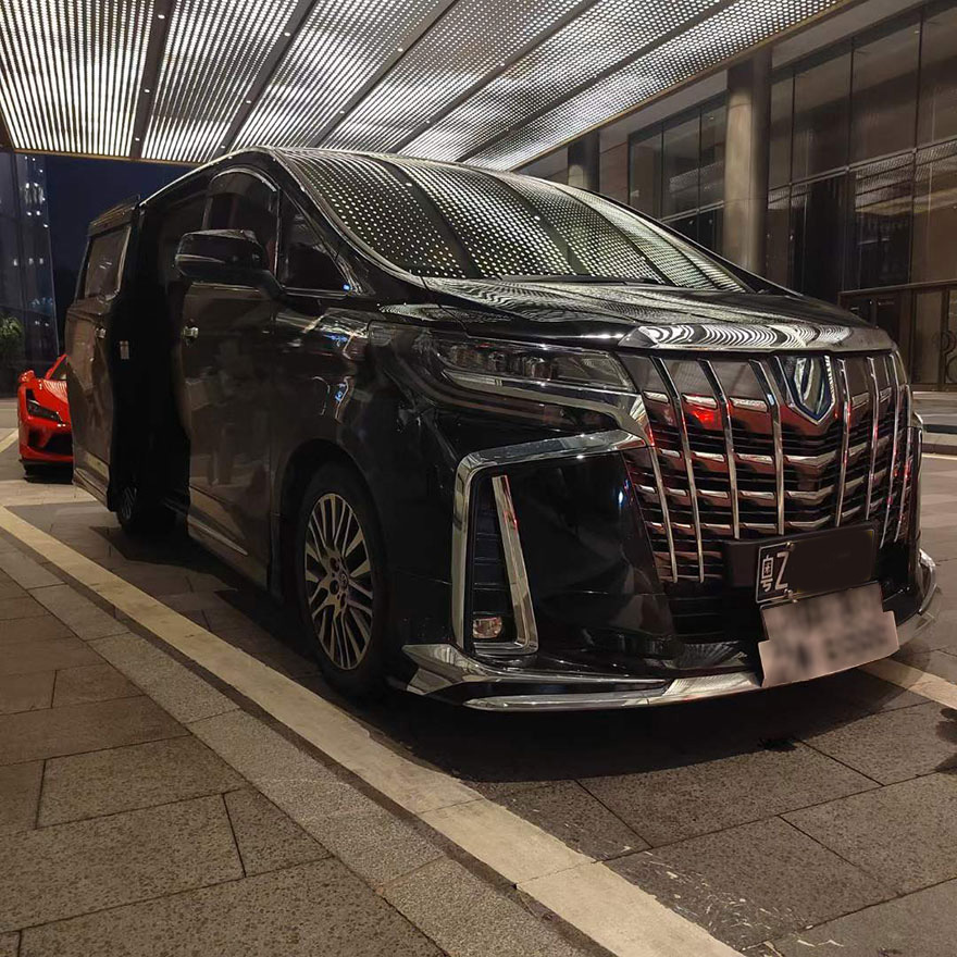 廣東省廣州市租新款粵港澳兩地牌威爾法埃爾法商務車出租費用