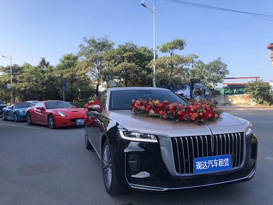 廣州結婚哪里有租紅旗H9婚車,廣州租車公司帶司機出租H9花車_廣州租車包車用車 首選廣州現達租車公司