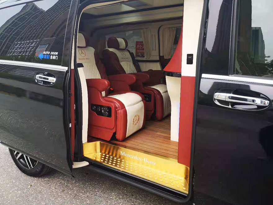 廣州哪里有配帶司機租用7座豪華高端奔馳V260L商務車活動接待出租自駕_廣州租車包車 首選廣州現達汽車租賃公司