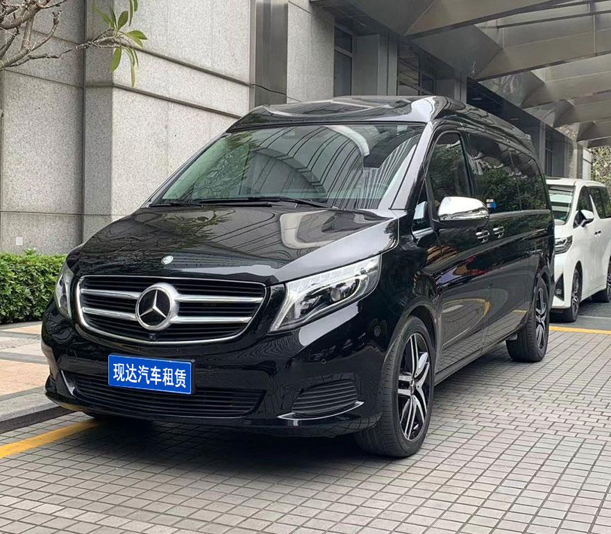 廣州配帶司機租用7座豪華高端奔馳V260L商務車活動接待出租自駕