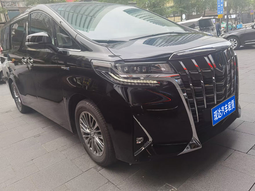 廣州自駕隨駕租7座豐田埃爾法黑色商務(wù)車配帶司機(jī)出租威爾法包年多少錢_廣州租車包車用車 首選廣州現(xiàn)達(dá)汽車租賃公司