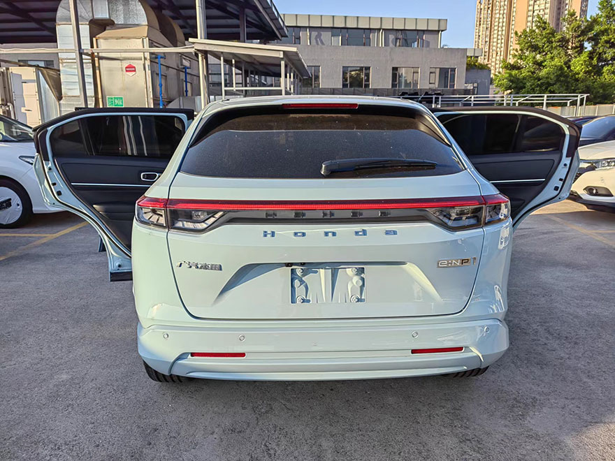 廣州哪里有出租本田e:NP1(極湃1)純電動SUV轎車自駕長租一年多少錢_廣州租車包車用車 首選廣州現達汽車租賃公司
